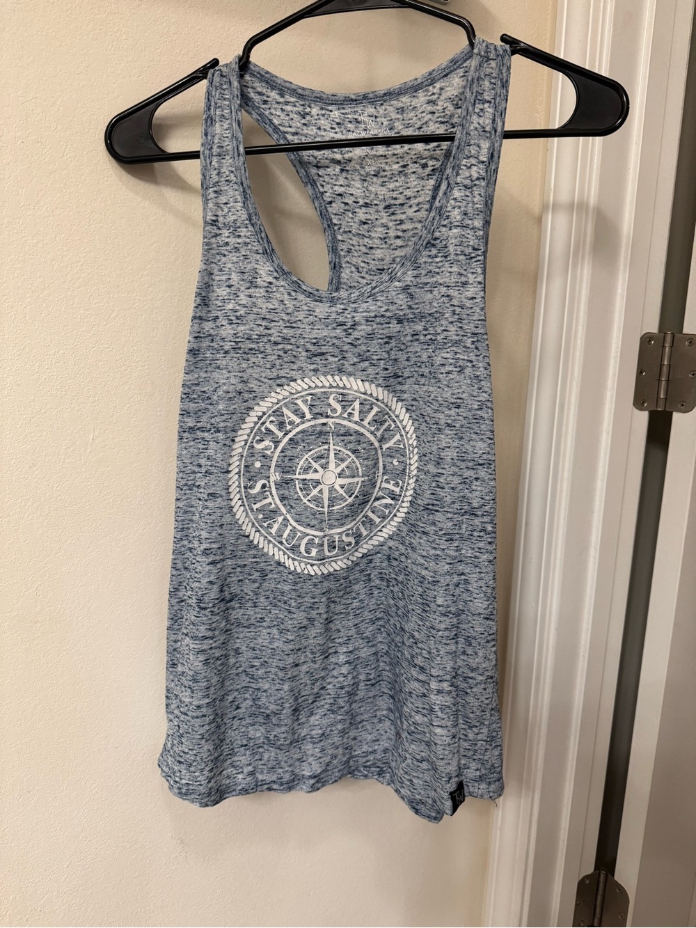 Ragwear USA Stay Salty Tank Top | Blue Racerback | XL